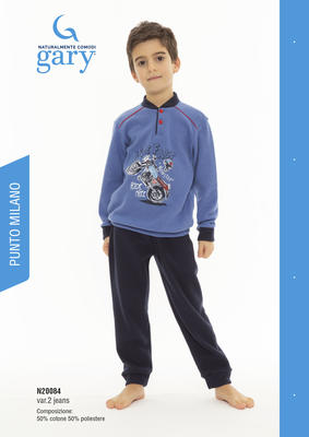 PIGIAMA BAMBINO M/L N20084 Ingrosso Pigiami 0/16 Anni Tellini S.r.l.